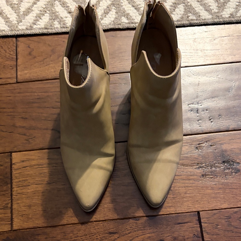 Soda Light Brown Ankle Booties